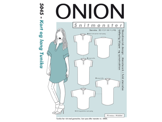 5045  ONION KORT OG LANG TUNIKA