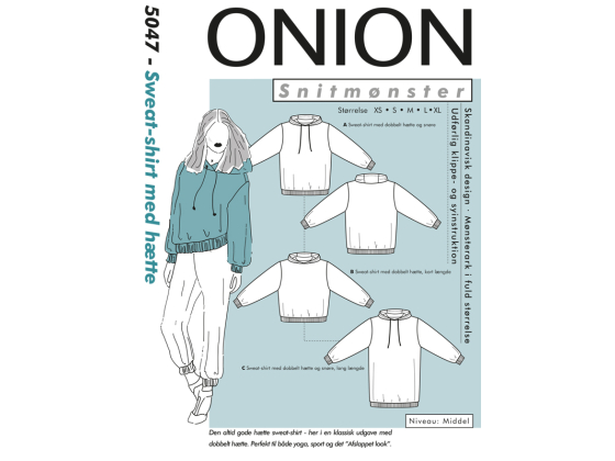 5047  ONION SWEAT-SHIRT MED HÆTTE