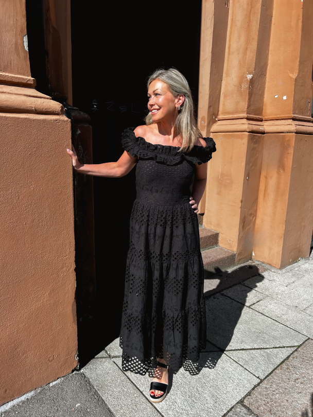 Siv Midi Dress - Black - Image 2