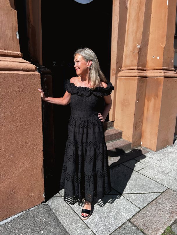 Siv Midi Dress - Black - Image 3