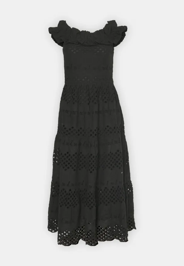Siv Midi Dress - Black - Image 5