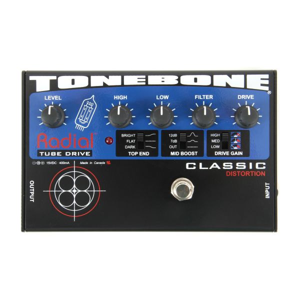 EFFEKTPEDAL RADIAL TONEBONE TUBE DISTORT