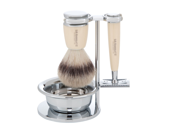 Shaving Set 4 Piece Safety Razor Synthetic