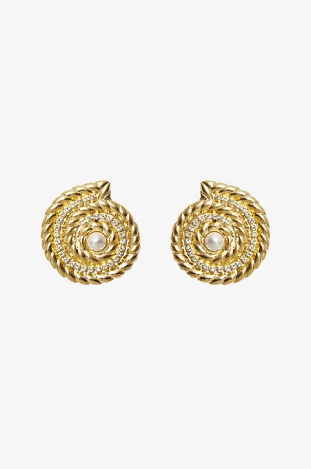 Ocean Pearl Earrings Gold  - Image 1