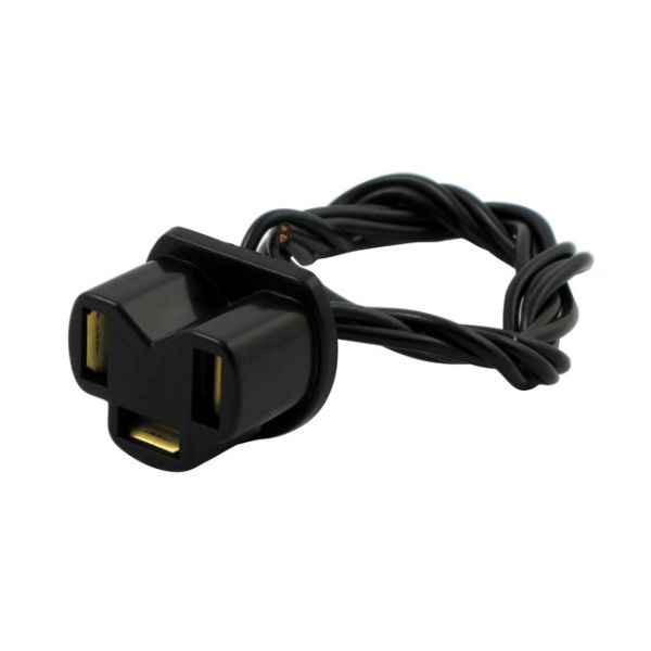 H4 HEADLAMP WIRING PLUG, 3 PRONG