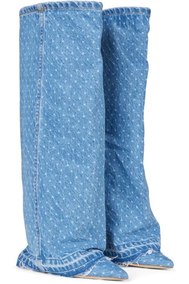 Anie Dotted Denim - Dusty Blue - Image 2