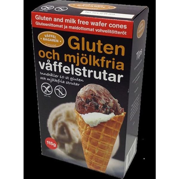 Iskjeks Glutenfri 10stk Våffelbagaren