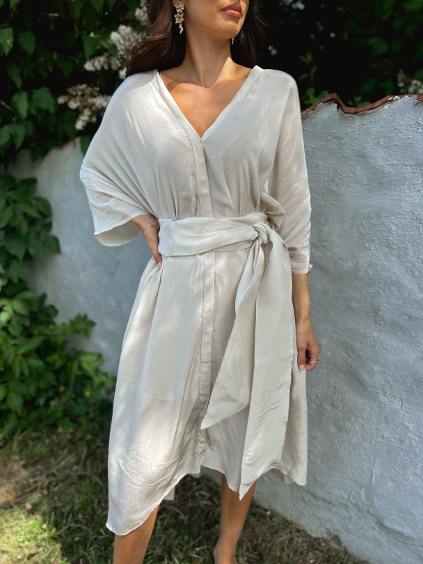 Kimono Dress Divalicious - Beach Beige - Image 1
