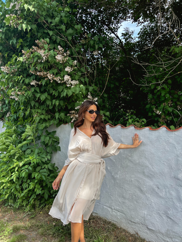 Kimono Dress Divalicious - Beach Beige - Image 4