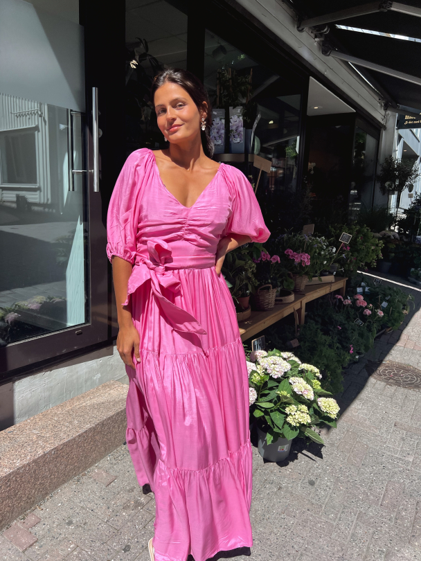 Napoli Long Dress - Pink - Image 1