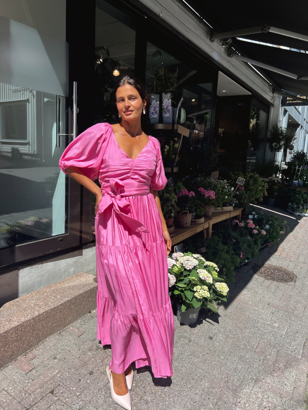 Napoli Long Dress - Pink - Image 6