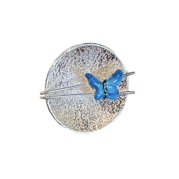 Embla - Blå sommerfugl ring