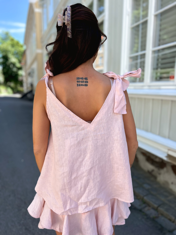Little Bowie Top - Powdery Pink - Image 7