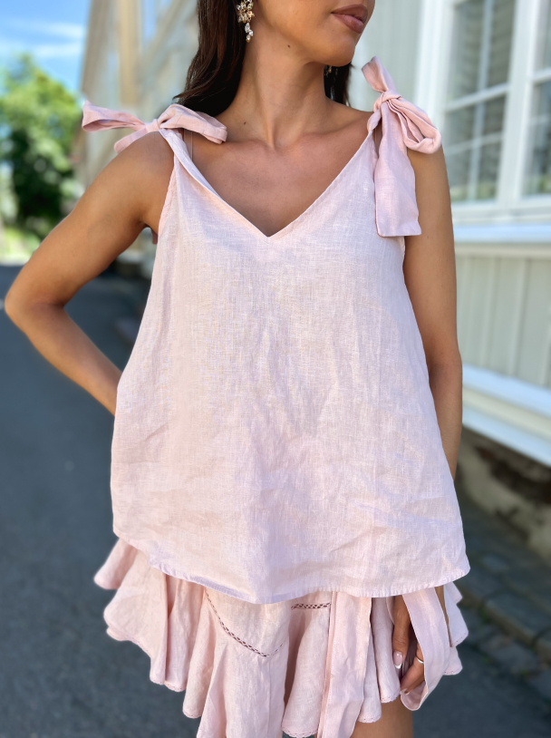 Little Bowie Top - Powdery Pink - Image 1