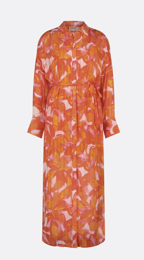 Denis Dress Mandarin Orange Dream |  Denis Dress Mandarin Orange/Pink  Dream Haze  fra Fabiene Chapot