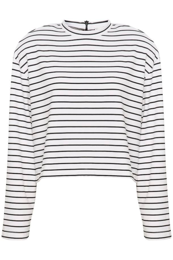 Siba Stripe - White Black Stripe  - Image 2