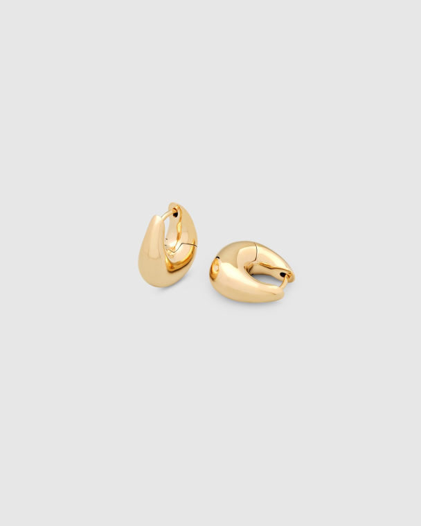 BAO HOOPS SMALL GOLD - Image 1