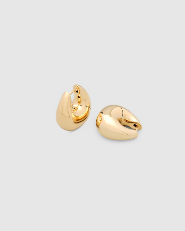 BAO HOOPS MEDIUM GOLD - Image 1