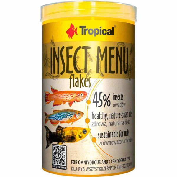 TROPICAL INSECT MENU FLAKES 250g
