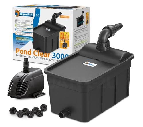 PondClear 3000 sett med pumpe / Superfish