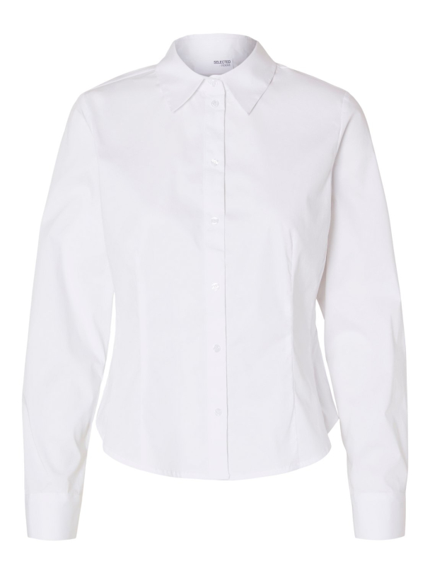 Amira Fitted Shirt - Bright White - Image 1
