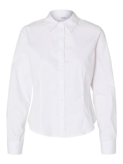 Amira Fitted Shirt - Bright White