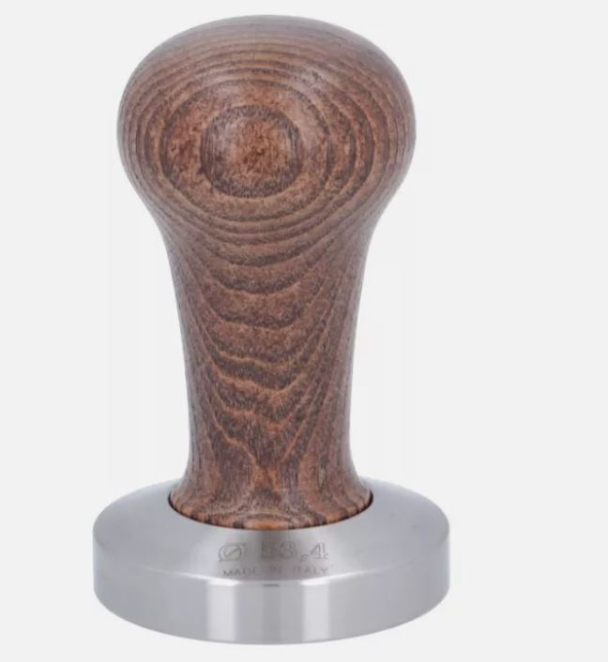 Tamper 53,4 mm i brunt tre, Espresso Line
