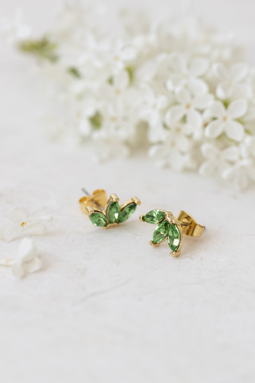 Pia Earstuds -  Peridot