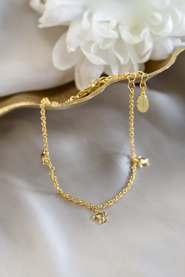 Turtle Fotlenke - Gold 