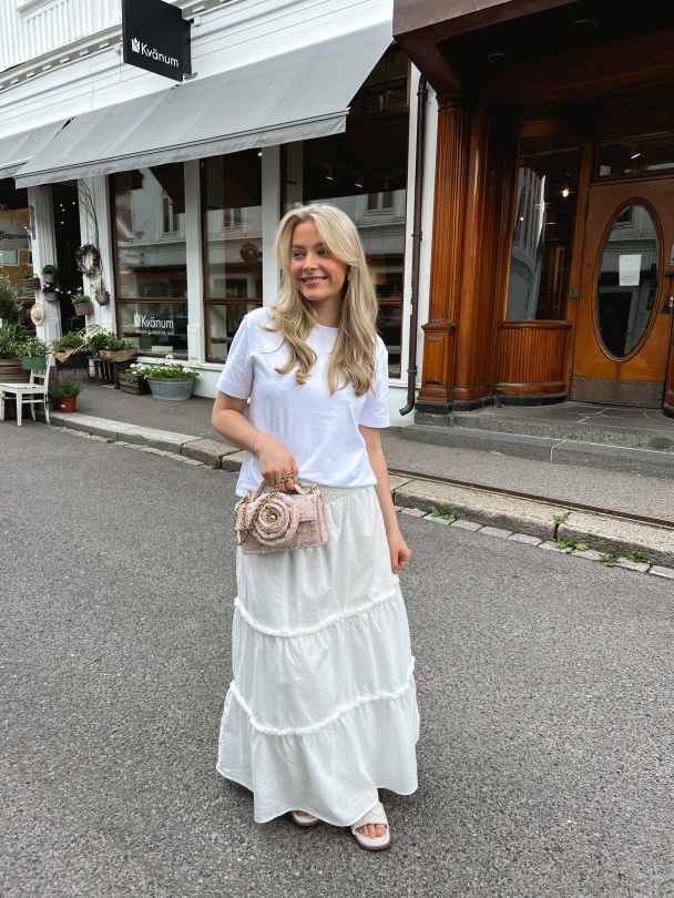Sila Maxi Skirt - Star White  - Image 3