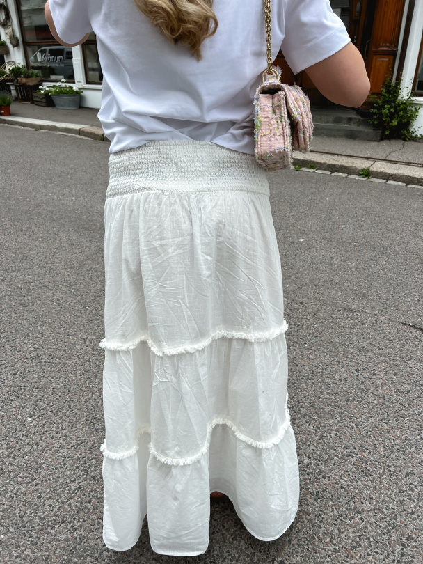 Sila Maxi Skirt - Star White  - Image 4