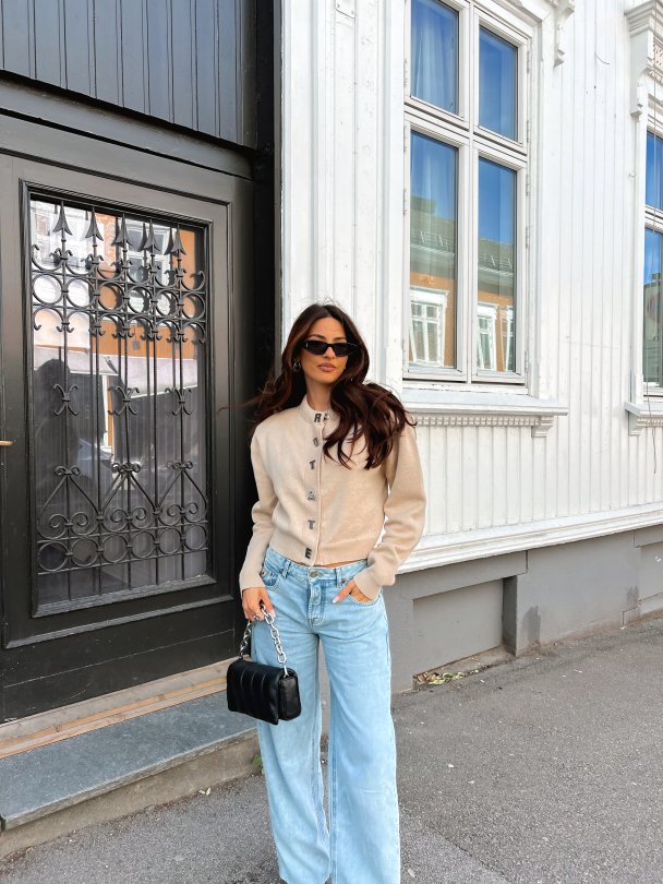 Firm Knit Cardigan - Starfish - Image 9