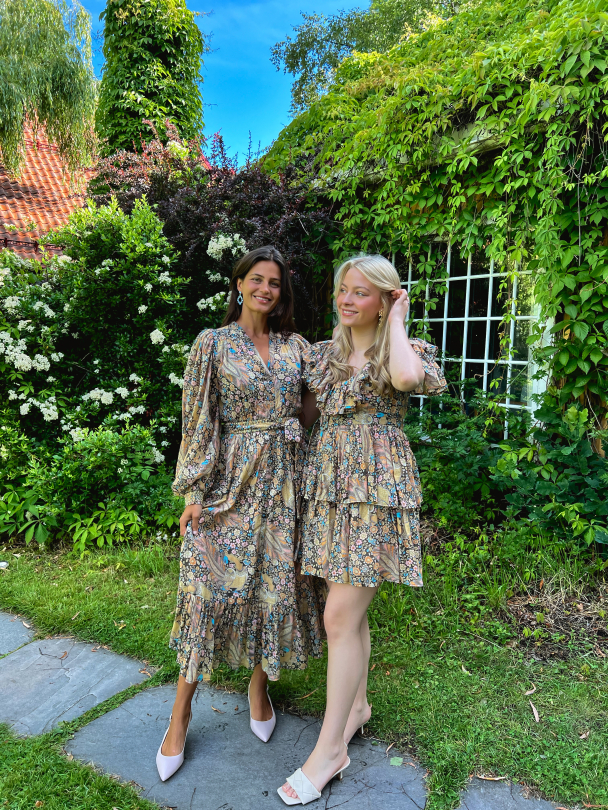 Bohemian Midi Dress - Feathers - Image 11