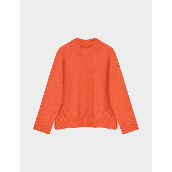 Josie Cozy Days Sweater - Persimmon Orange