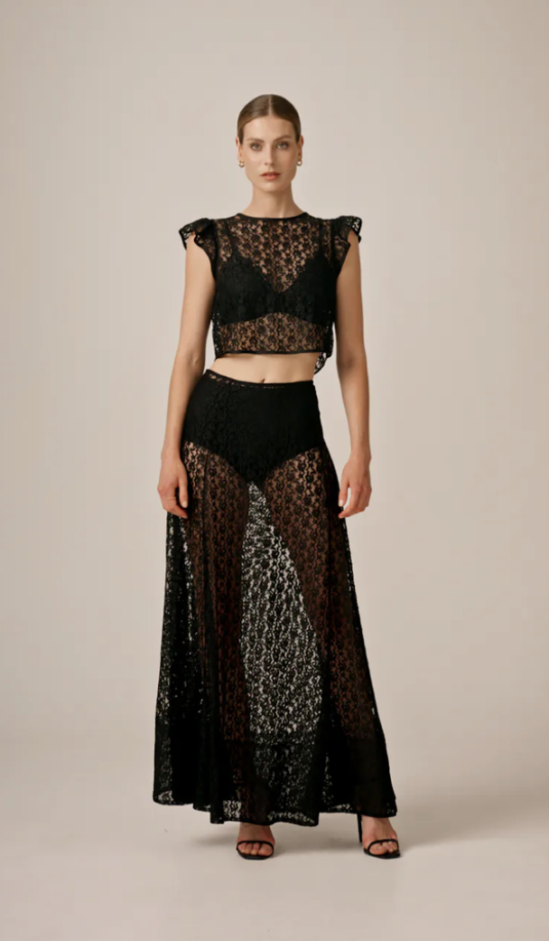 Lace Ruffle Skirt - Image 2