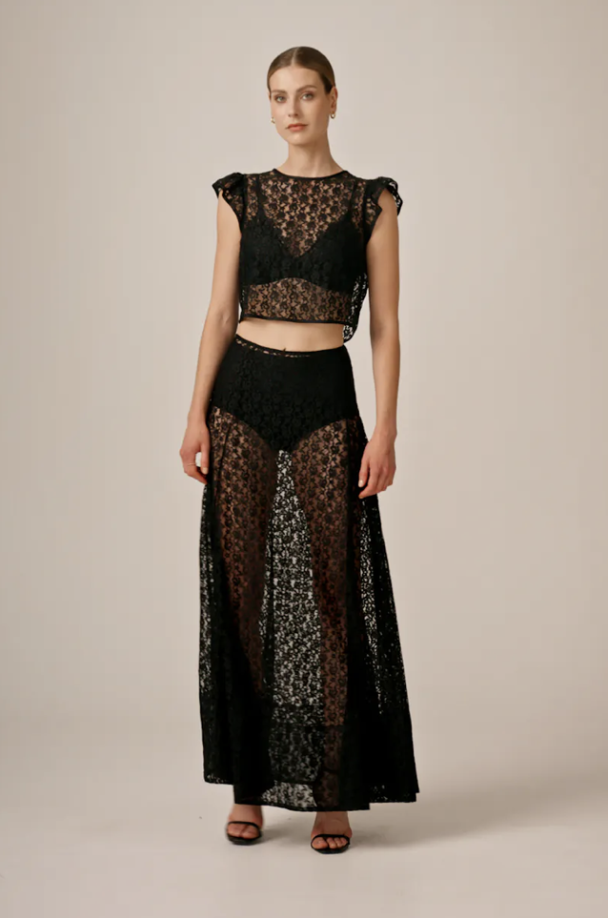 Lace Ruffle Skirt - Image 3