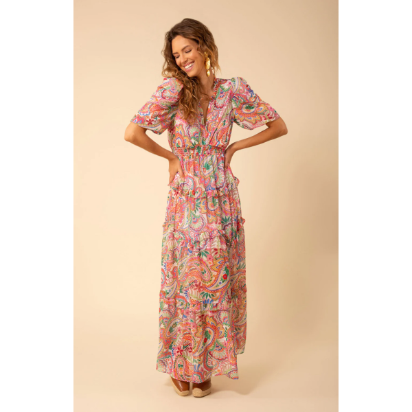 Rosalia Long Dress - Pink