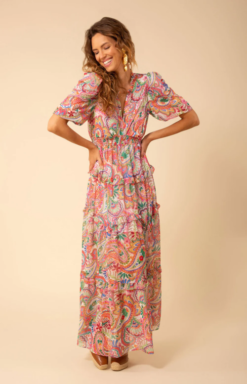 Rosalia Long Dress - Pink