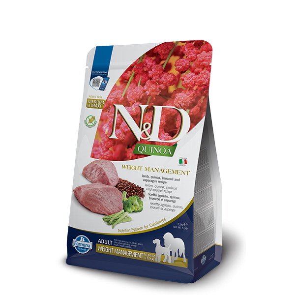 WEIGHT MANAGEMENT DOG LAMB MEDIUM & MAXI 7kg