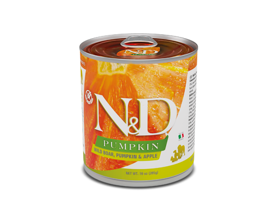 N&D PUMPKIN WILD BOAR, PUMPKIN & APPLE ADULT VÅTFÔR