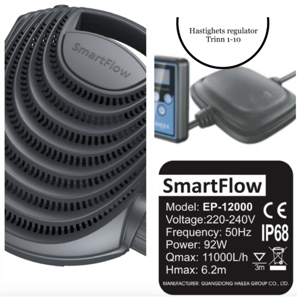 SmartFlow 12.000 Vario med fjernkontroll