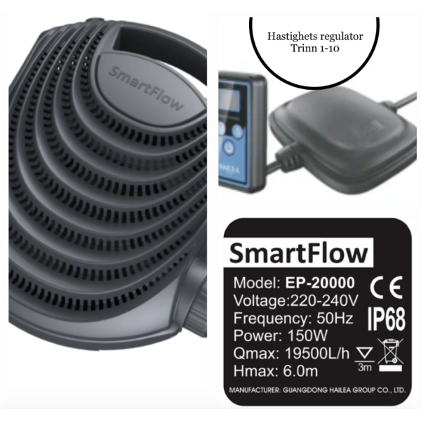 SmartFlow 20.000 Vario med fjernkontroll 