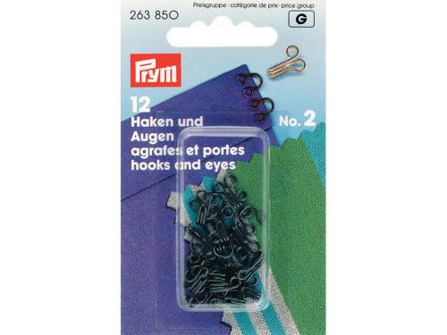 Prym Hekter No.2 12stk – Sort