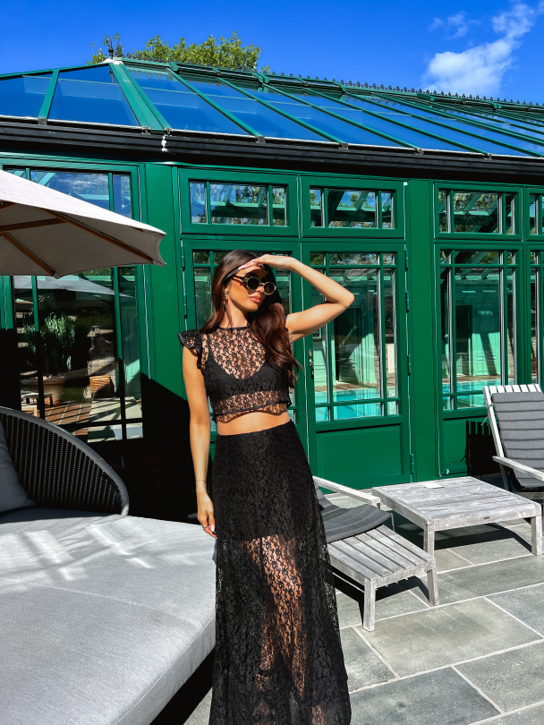 Lace Ruffle Skirt - Image 8