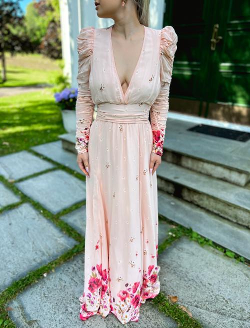 Georgette Maxi Dress - Wild Flowers