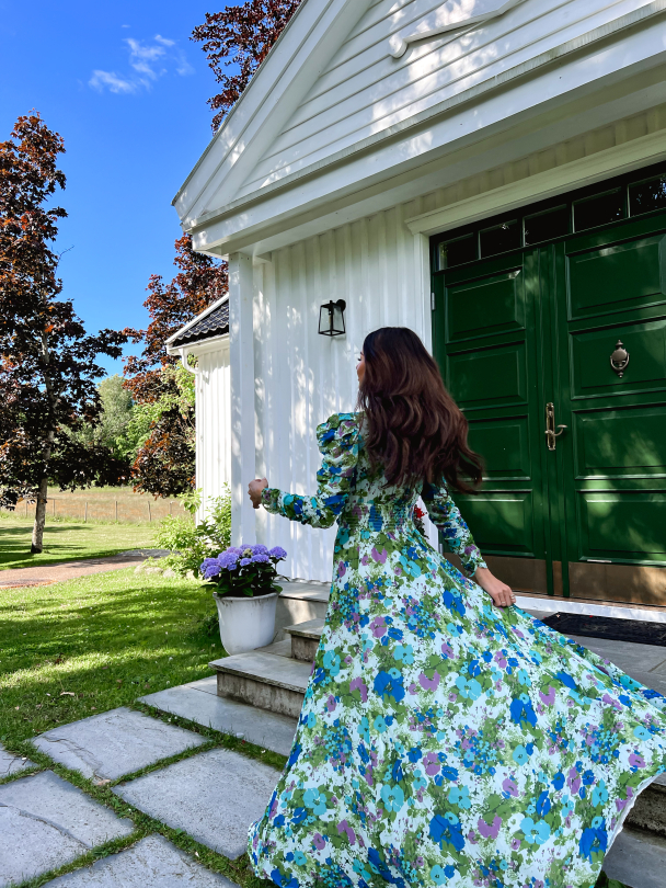 Georgette Maxi Dress - Poppy - Image 4