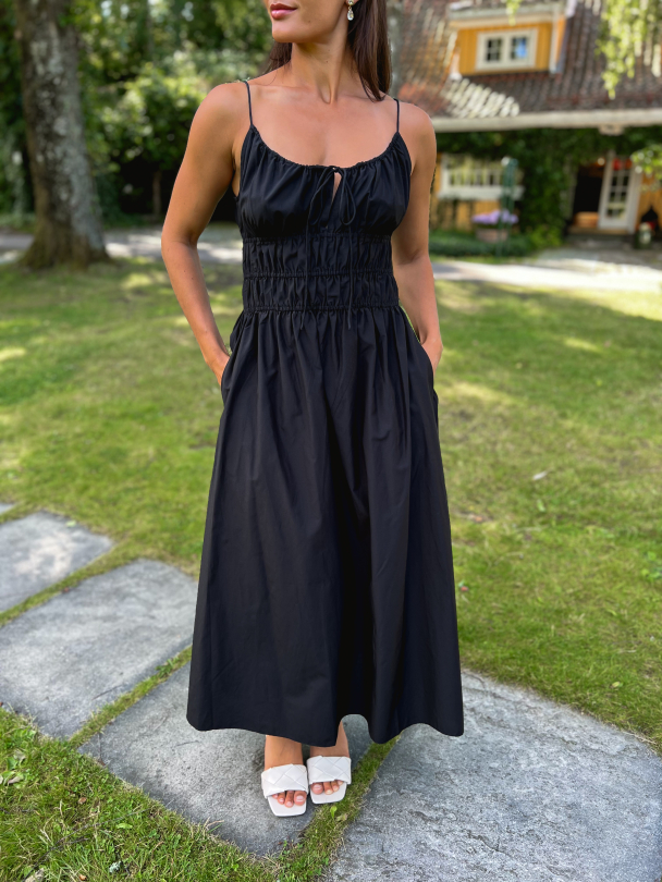Carinna Midi Dress - Black - Image 1