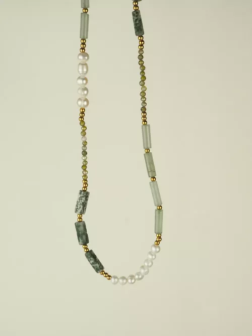 Green Pearl Necklace