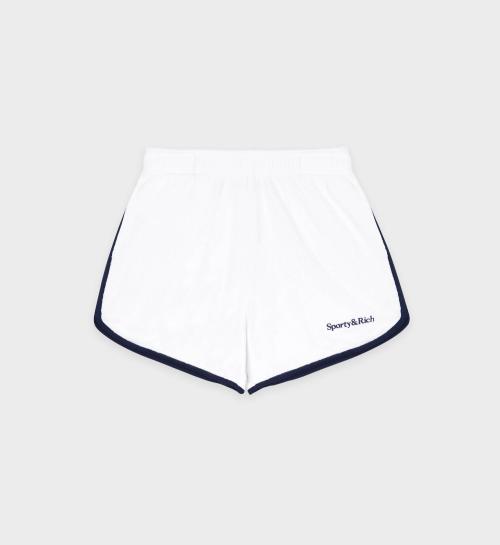 SERIF LOGO TERRY SHORTS