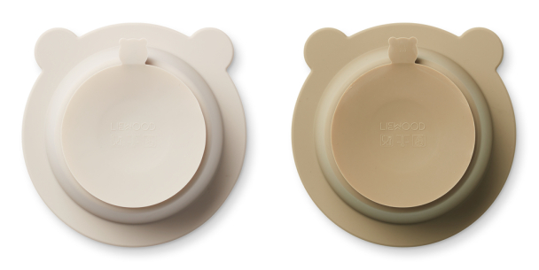 Peony Skål Sklisikker 2-pk - Sandy/Oat - Image 3